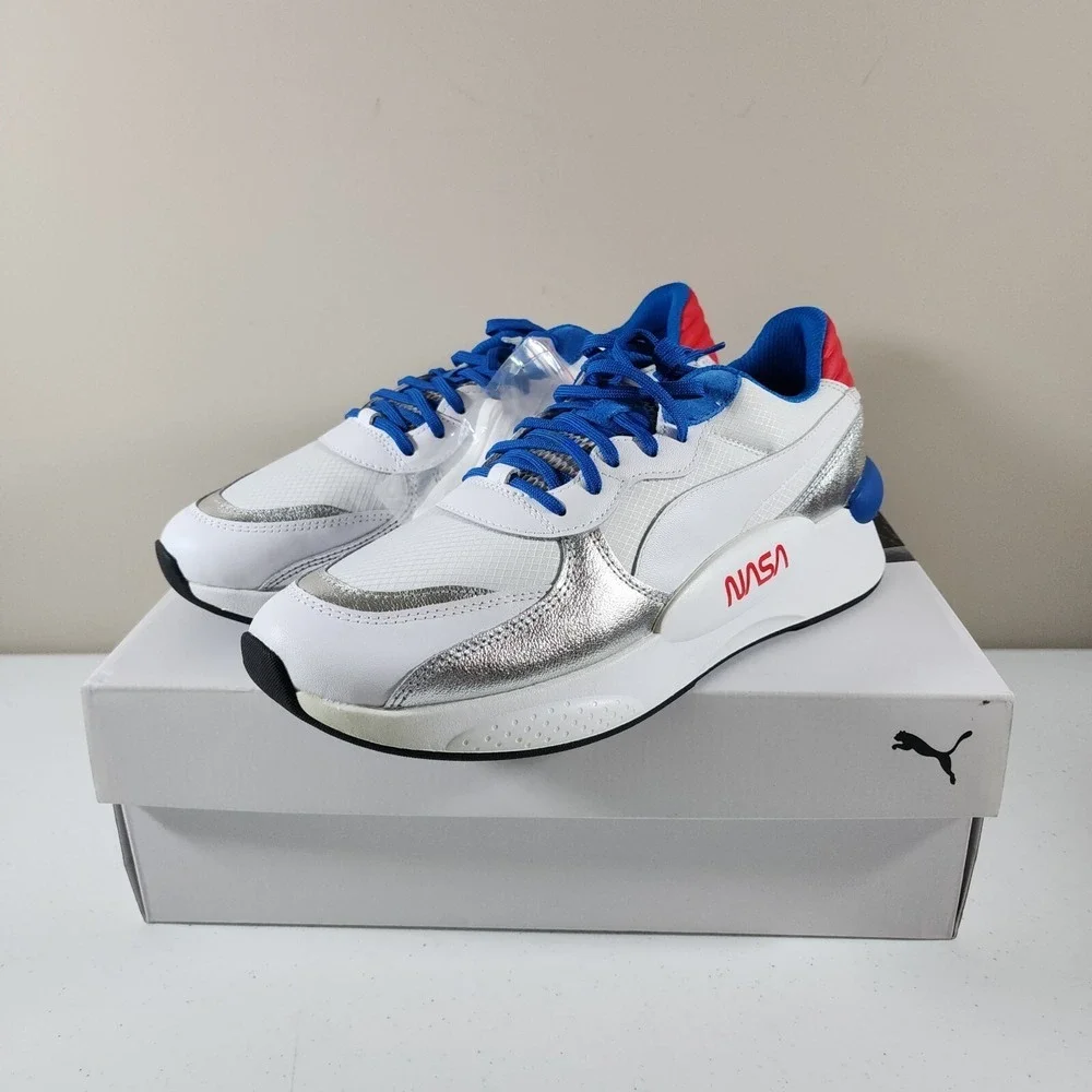 Puma RS-X Space Agency Nasa Sneakers Men's Size 10 2019 Silver Grey 372509-01 - Picture 3 of 16
